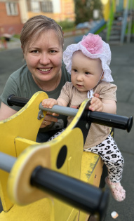 Карина Петрова и доченька Алевтина