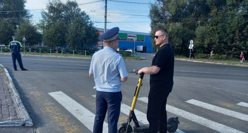 В Новочебоксарске устроили профилактический рейд для пользователей электросамокатов