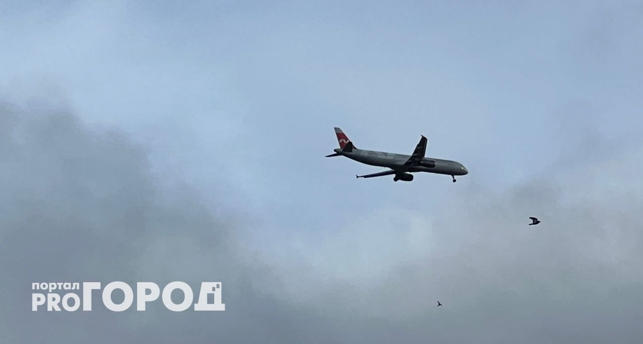 Над Чебоксарами и Новочебоксарском кружил самолет для проверки систем аэропорта