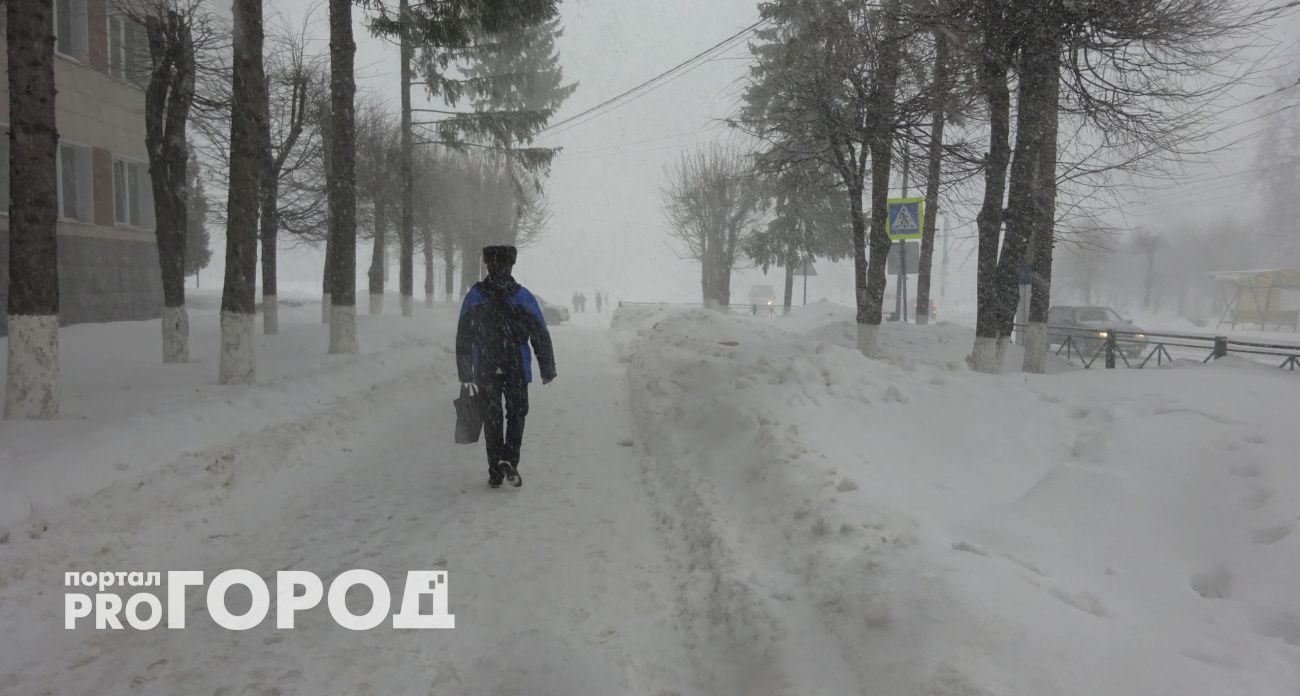 В Чувашии объявлен желтый уровень опасности из-за метели