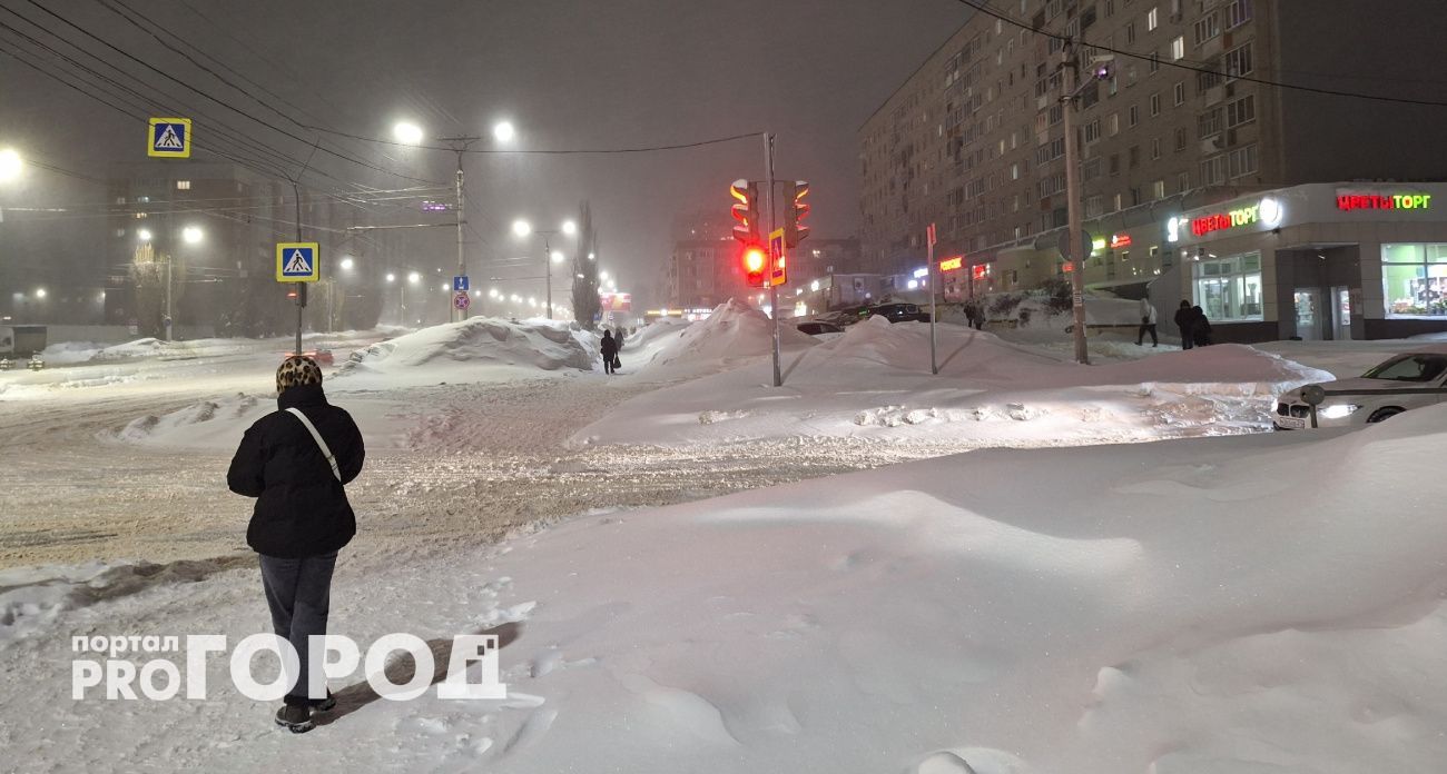 В новогоднюю ночь в Чувашии ожидаются метель и снегопады