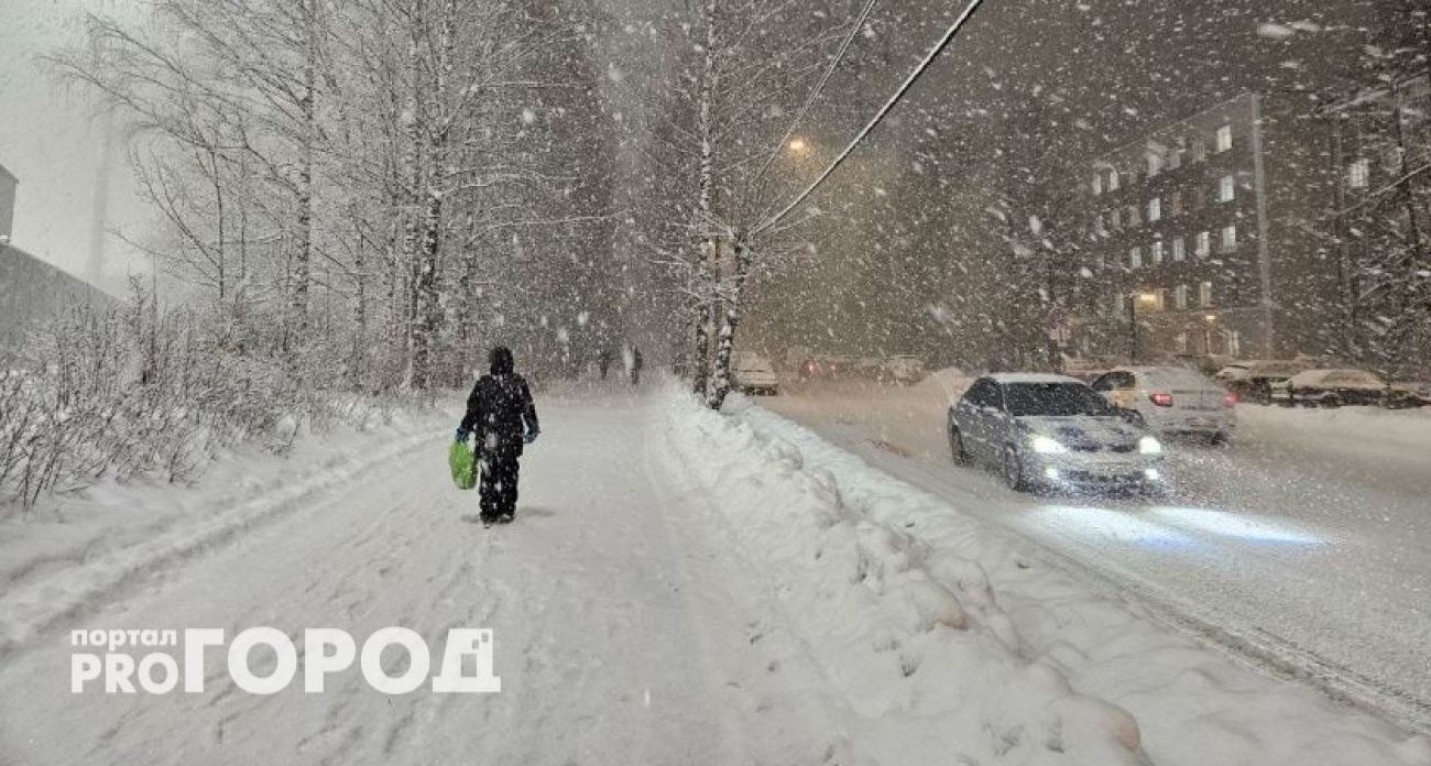 В Коми начался мощный снегопад: филиал Россети Северо-Запад работает в режиме повышенной готовности