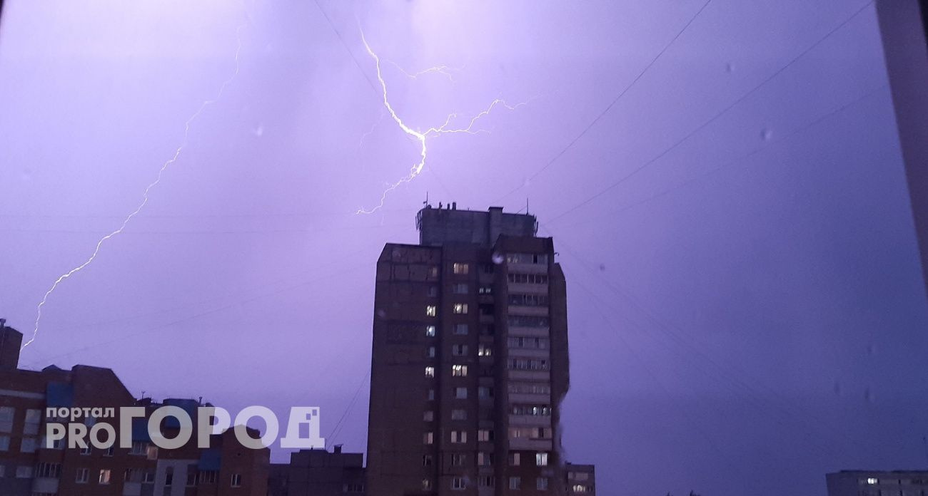 В Чувашии ожидается гроза в ночь на 11 июня