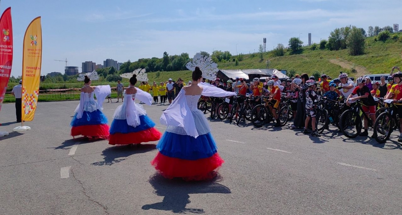 На новочебоксарской набережной прошли всероссийские велосоревнования