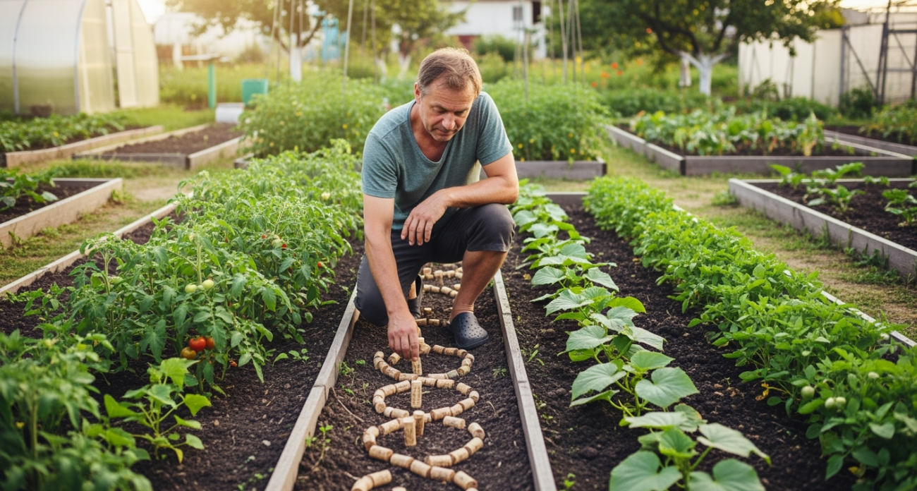 Сосед-дачник раскидал винные пробки по участку: сначала смеялись, теперь повторяем – странно, но эффективно