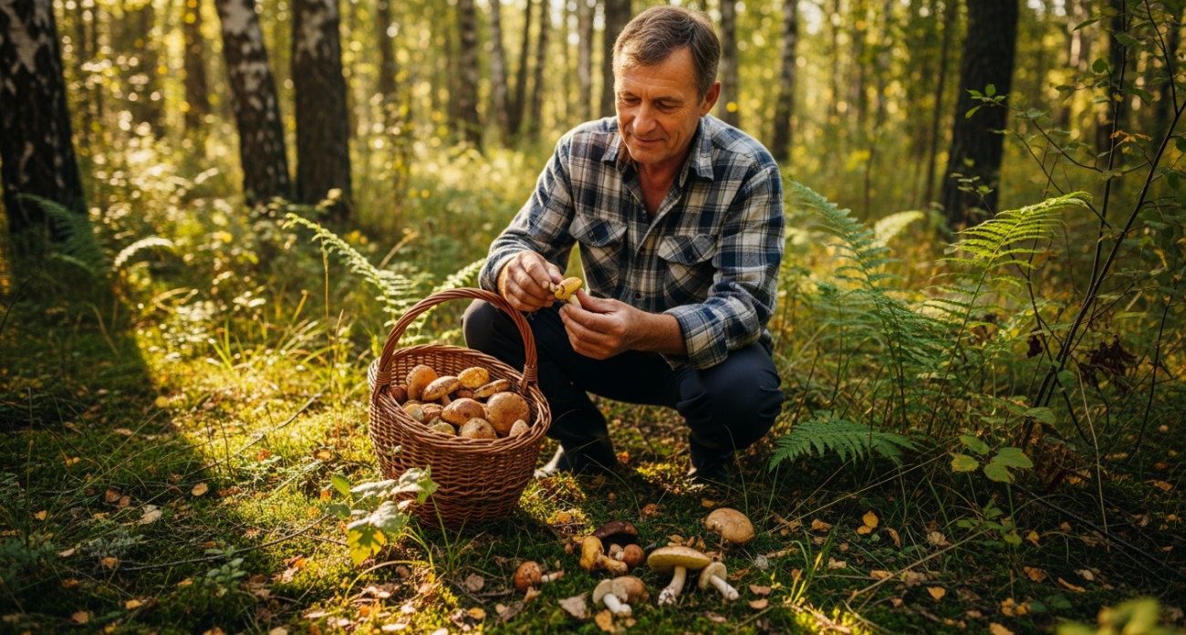 С детства неверно научили собирать грибы. Червивые тоже следовало брать, их просто почистить - запомните раз и навсегда