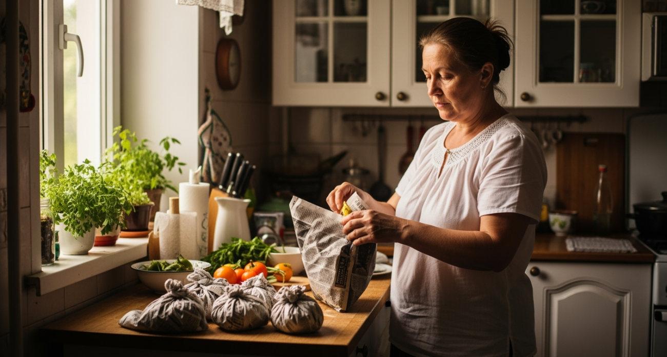 Мусорные пакеты - пережиток прошлого: дорого стоят и постоянно рвутся - нашла им бесплатную альтернативу (способ известен еще со времен СССР)