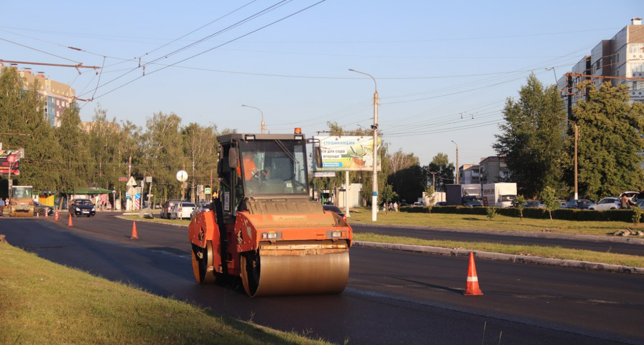 Улицу Советскую в Новочебоксарске отремонтировали уже наполовину