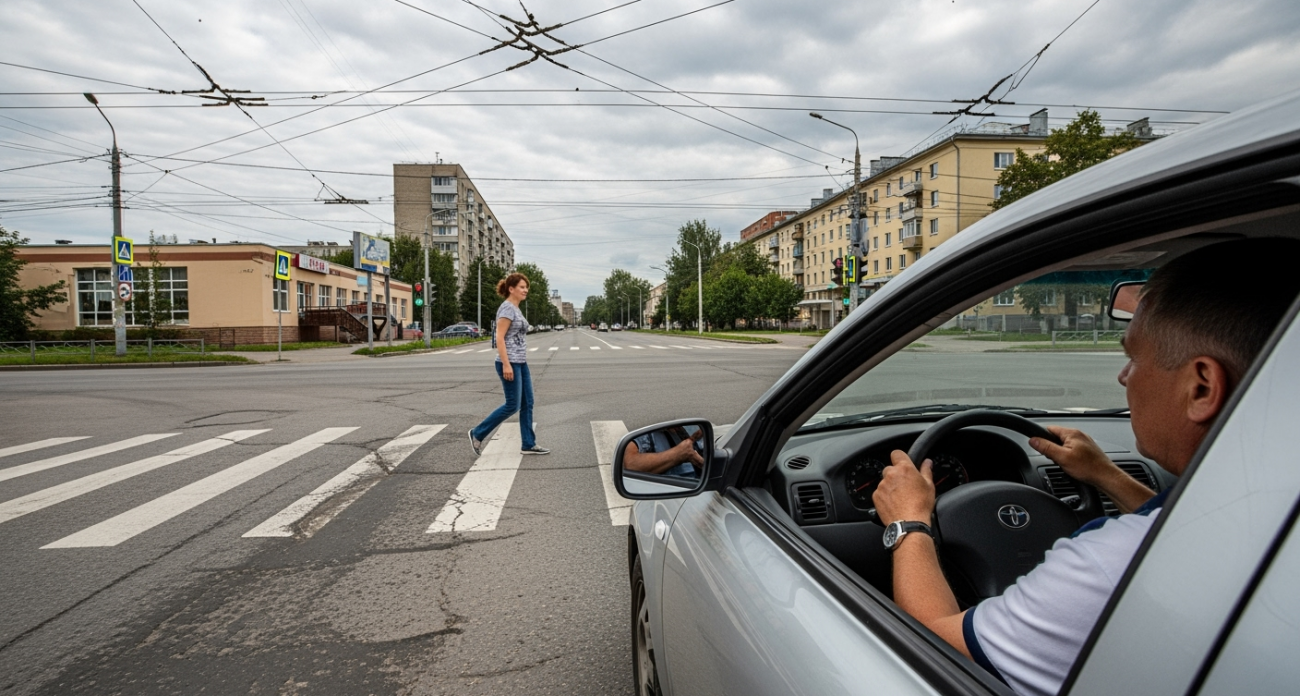 Верховный Суд принял решение: должен ли водитель ждать, пока пешеход полностью перейдёт дорогу