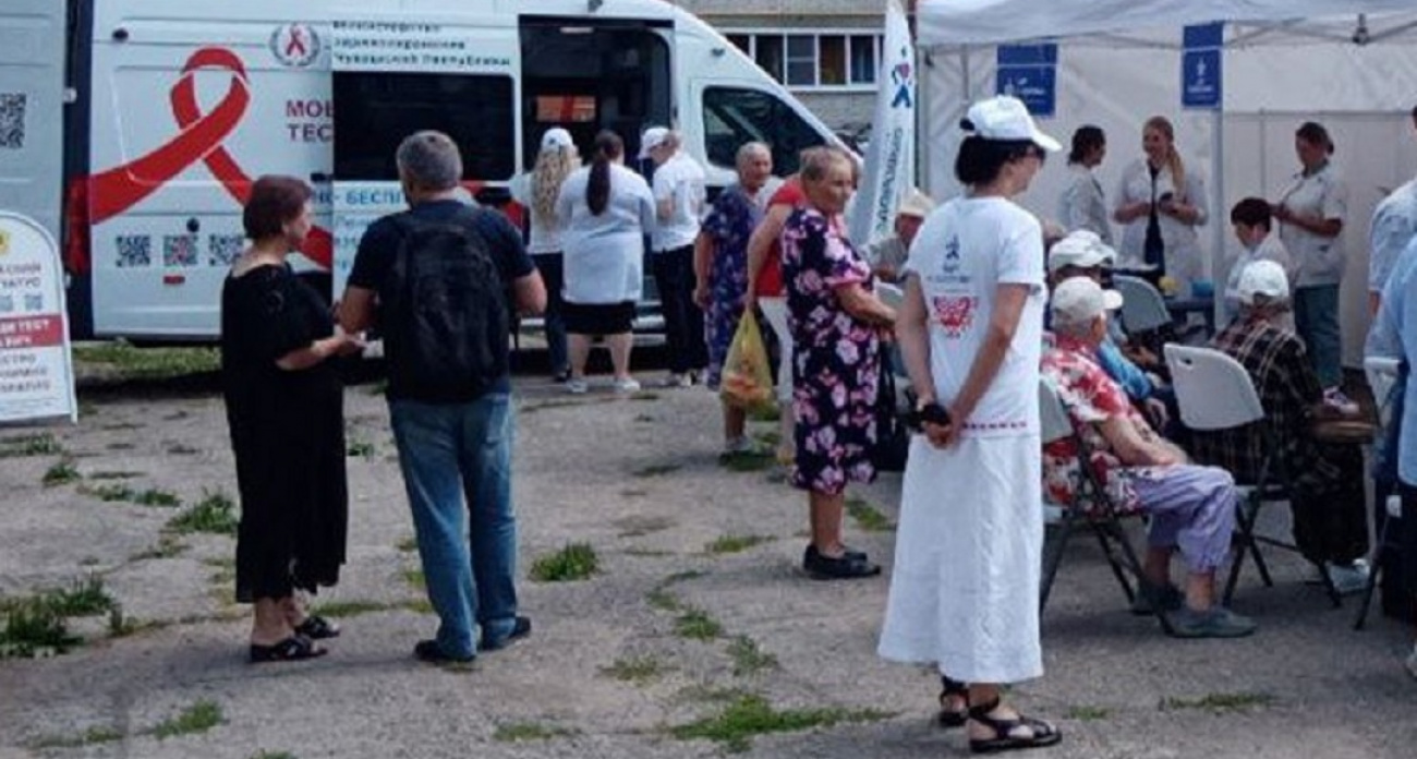 В мобильных пунктах здоровья некоторые новочебоксарцы получают направление на дообследование