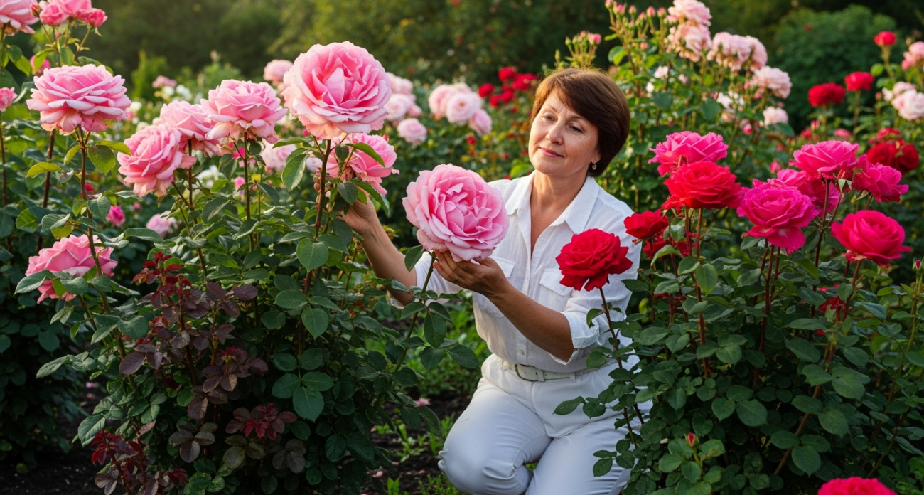 Заливаю 100 гр. кипятком — и розы цветут без остановки до самой осени, бутоны выросли до 40 сантиметров — аромат на 2 км в округе