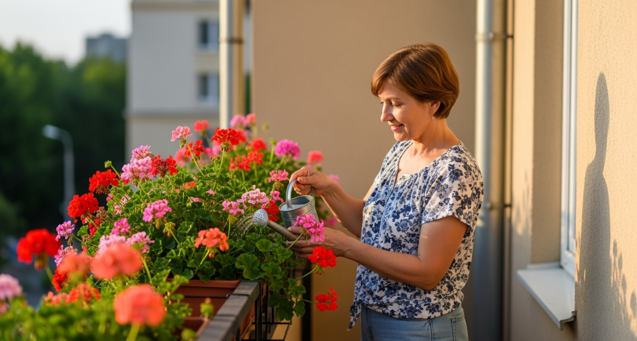 Для пышного цветения герани — в августе важно: 1 щепотка в воду — и бутоны появляются один за другим. Эффективная подкормка для пеларгонии