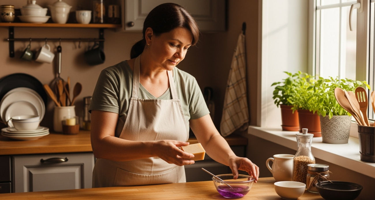 Смешиваем марганцовку с мылом — и все задачи решены: полезный лайфхак для хозяек открыт