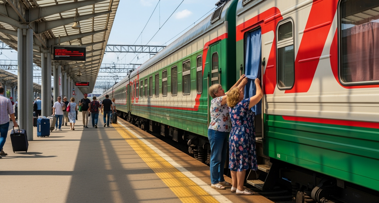Выкупают целое купе в плацкарте и вешают занавеску: секрет бывалых пассажиров
