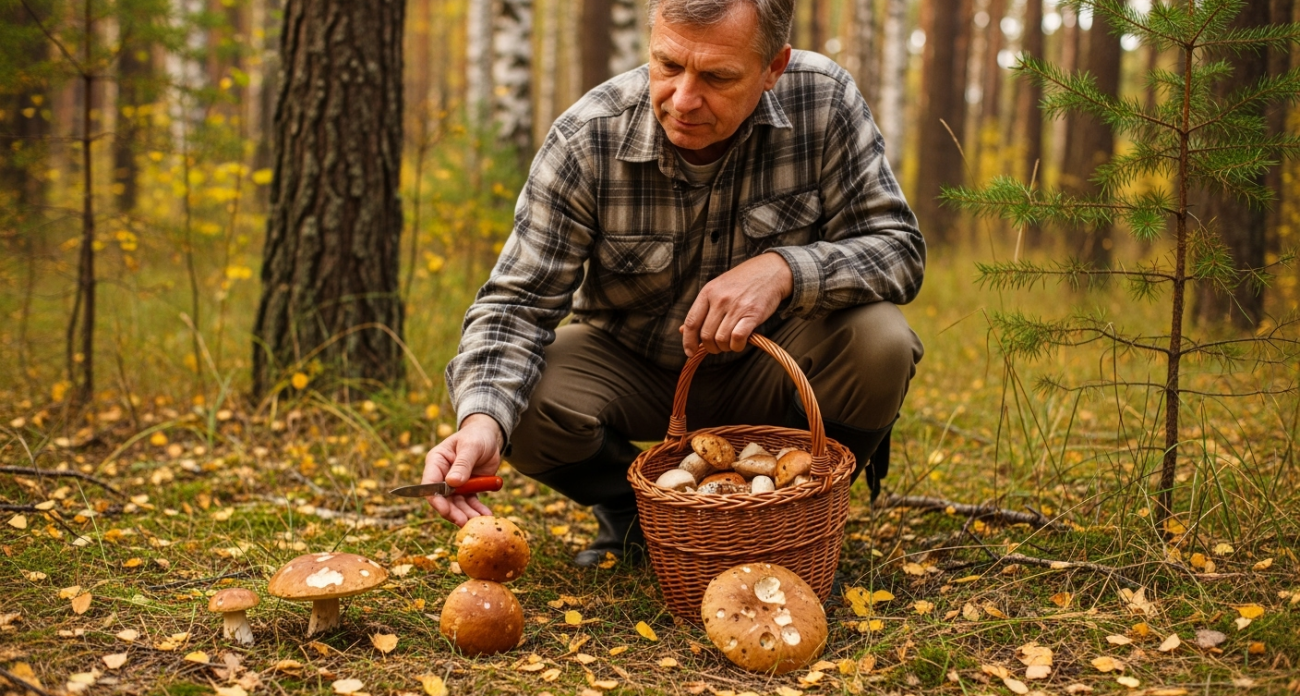 С детства неправильно научили собирать грибы: червивые тоже нужно брать - их легко почистить, запомните раз и навсегда