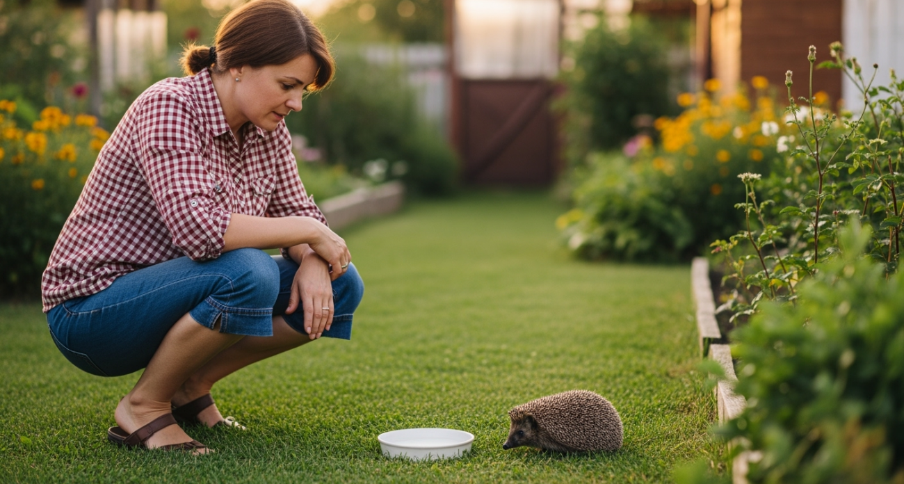 Ёж на участке – сигнал опасности: срочно прогоните или поите молоком, если не уходит