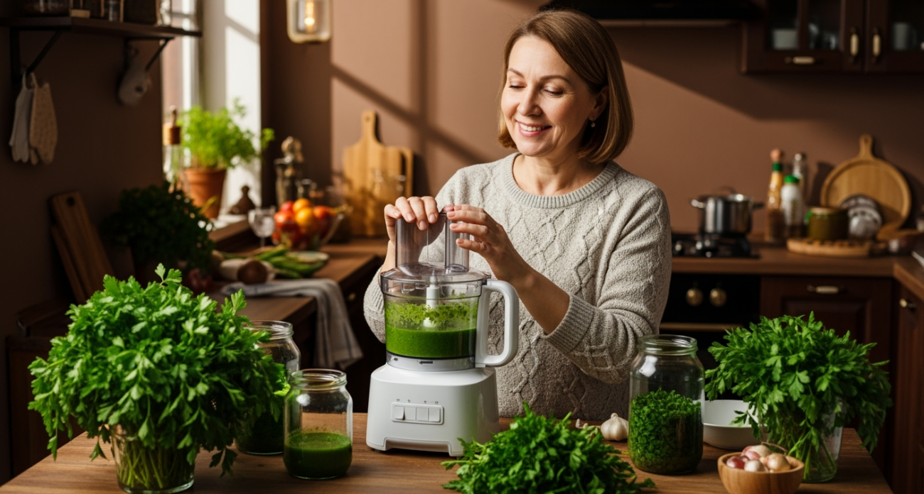 Никто не знал этого секрета заготовки петрушки на зиму — попробовала раз и делаю так уже много лет