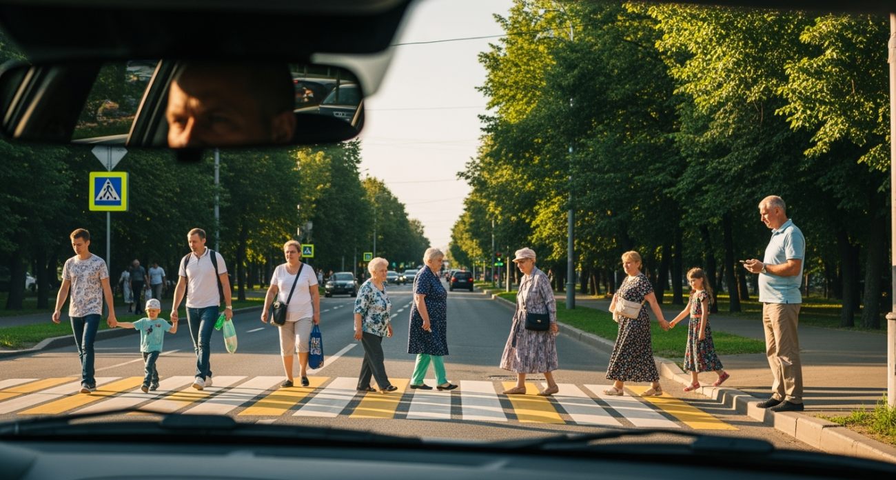 Верховный Суд раз и навсегда решил: можно ли ехать, пока пешеход переходит дорогу