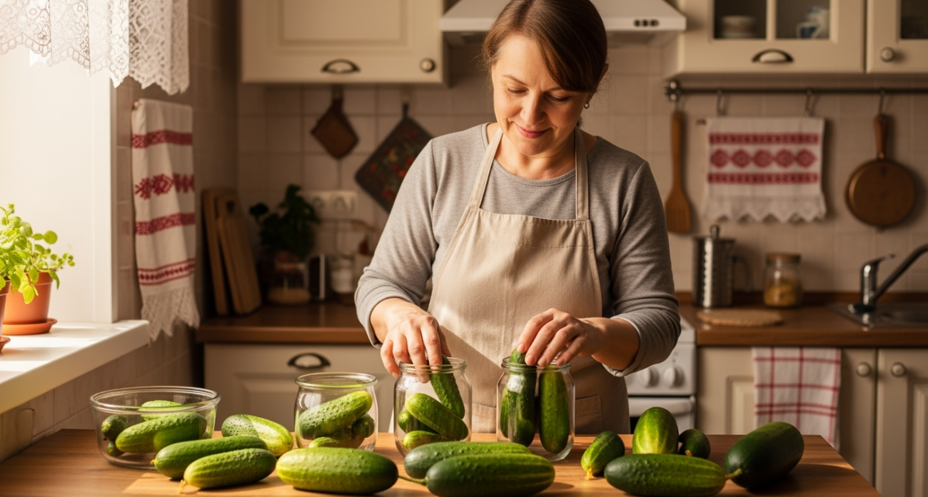 Жаль, что раньше не знал этот секрет: огурцы остаются свежими 5-6 месяцев до Нового года без консервации