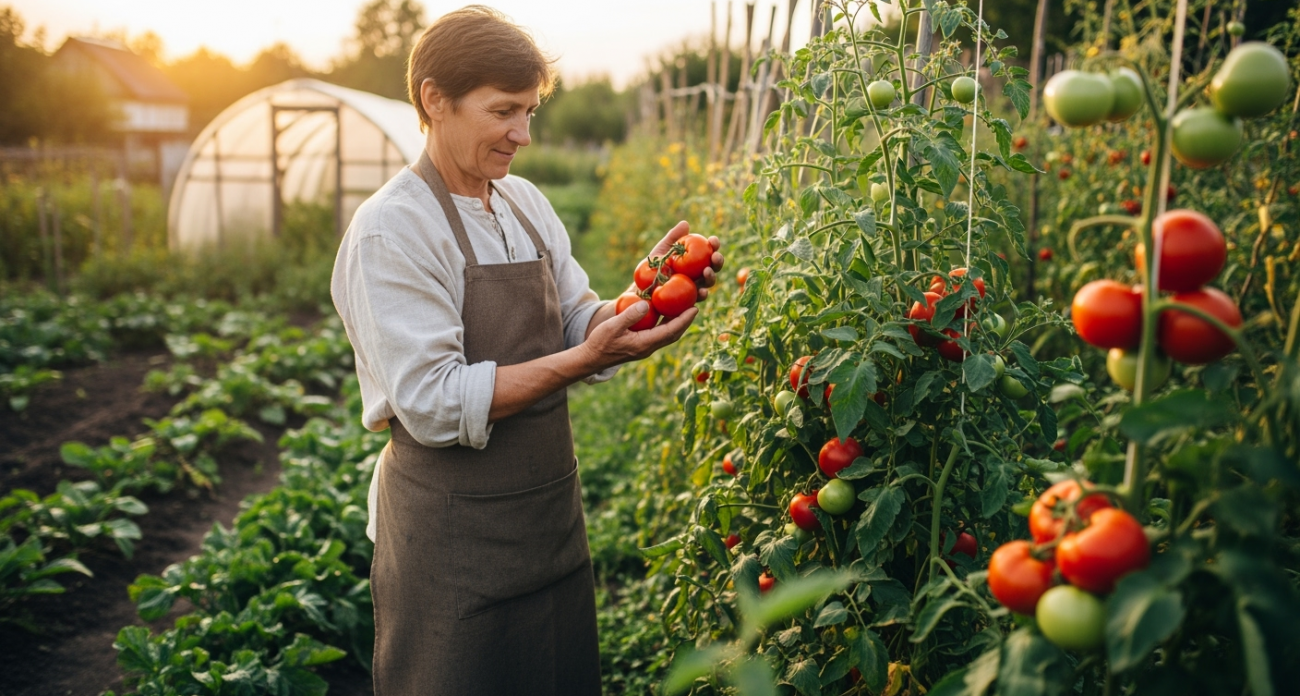 Жаль, что не все знают эти 5 простых способов опытных огородников ускорить созревание томатов без химии
