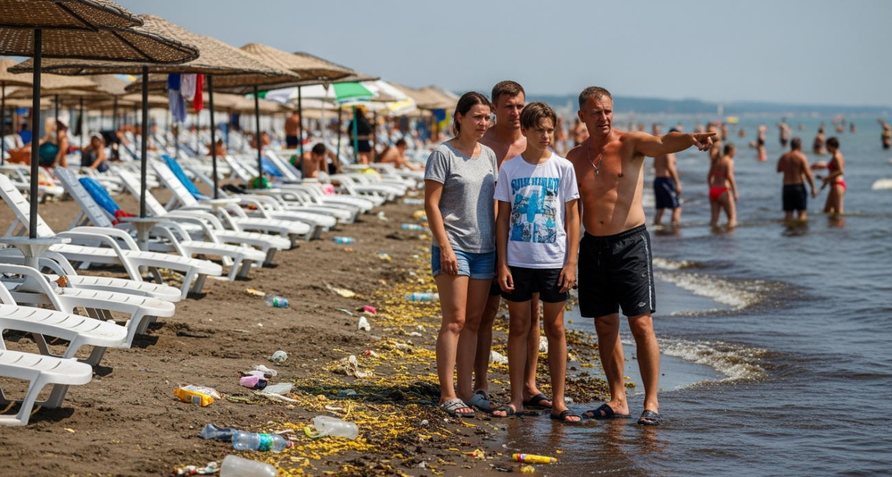 Туристы шокированы: честный отзыв о Черном море — грязная вода и дикие люди