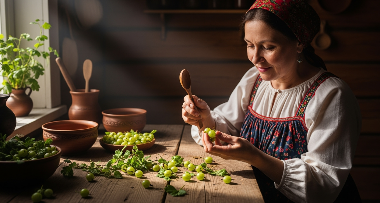 Старинный рецепт изумрудного варенья из крыжовника — любимого лакомства Пушкина наконец раскрыт
