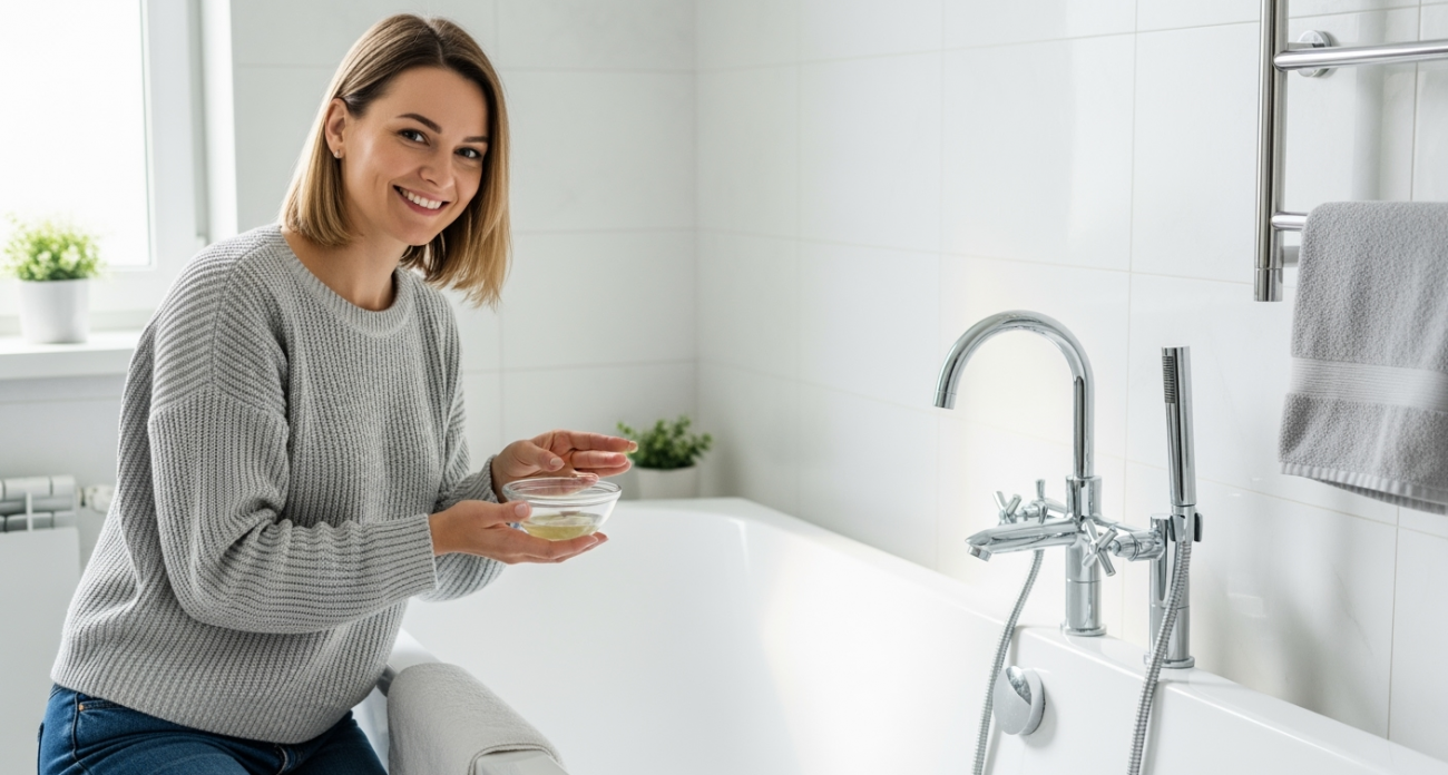 Разведите 50 грамм этого средства — ванна засияет без ржавчины и налета: лайфхак без химии