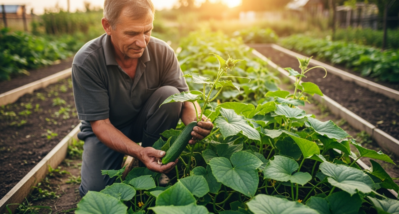 1 ложка на ведро воды после 6 августа — огурцы сразу «ринутся» в плодоношение: важная подкормка
