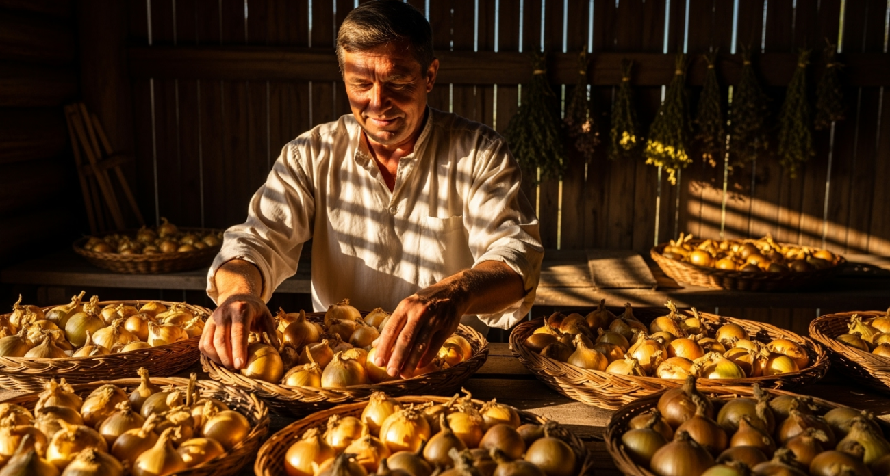 Забудьте про гниль лука зимой: 3 дедовских правила сушки дают 98% сохранности урожая