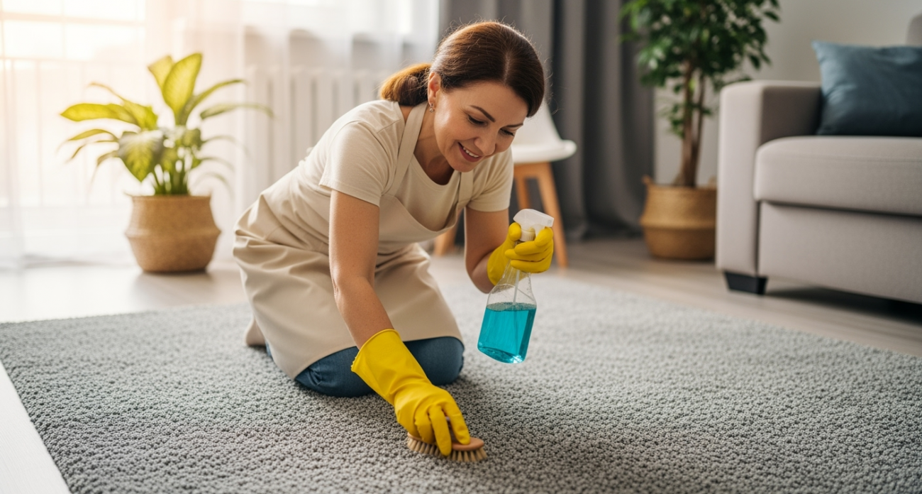Верните ковру свежесть без химчистки: простой способ экономной уборки для новичков