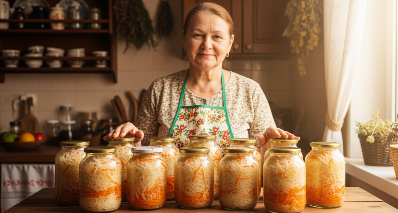 Квашеная капуста хрустит до сентября и не темнеет - невестка раскрыла секретный рецепт