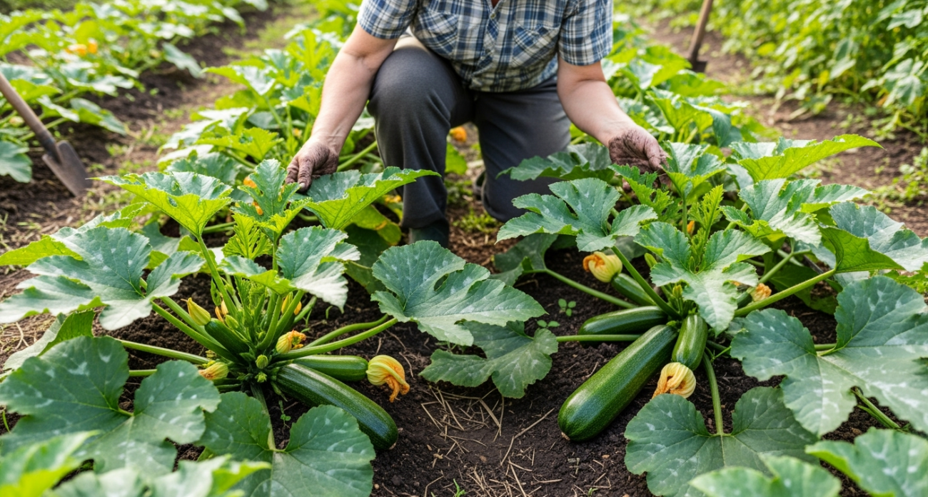 Простая подкормка раз в месяц спасает кабачки от гниения: соседи выпрашивают секрет этого лайфхака