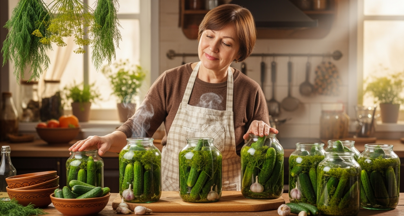 Огурцы по-фински на зиму без стерилизации: готовлю тазами уже третий год подряд