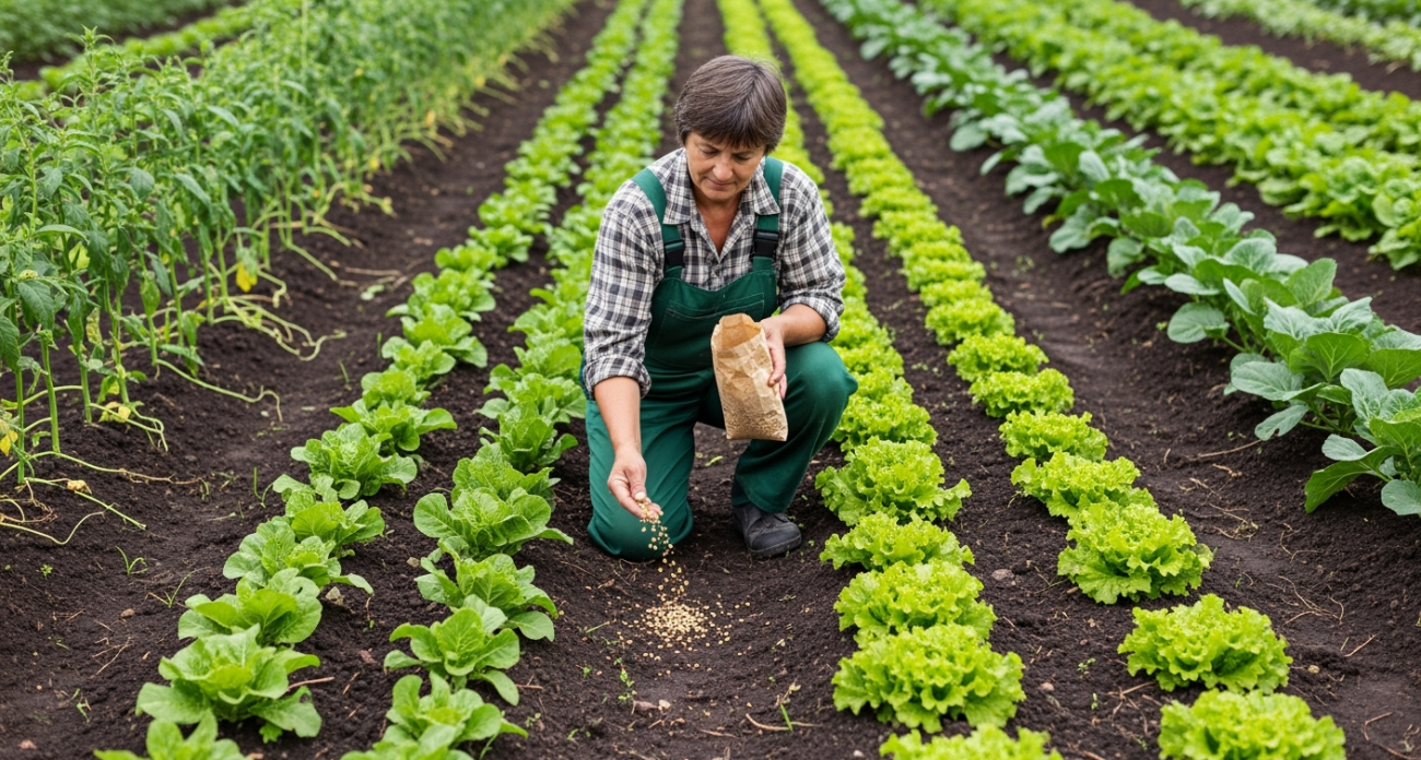Ленивый способ превратить землю в чернозем: раскидываю копеечную крупу по грядкам - дорогой навоз больше не нужен