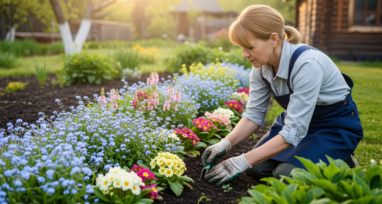Секрет идеального цветника: низкорослые многолетники, которые будут радовать вас годами