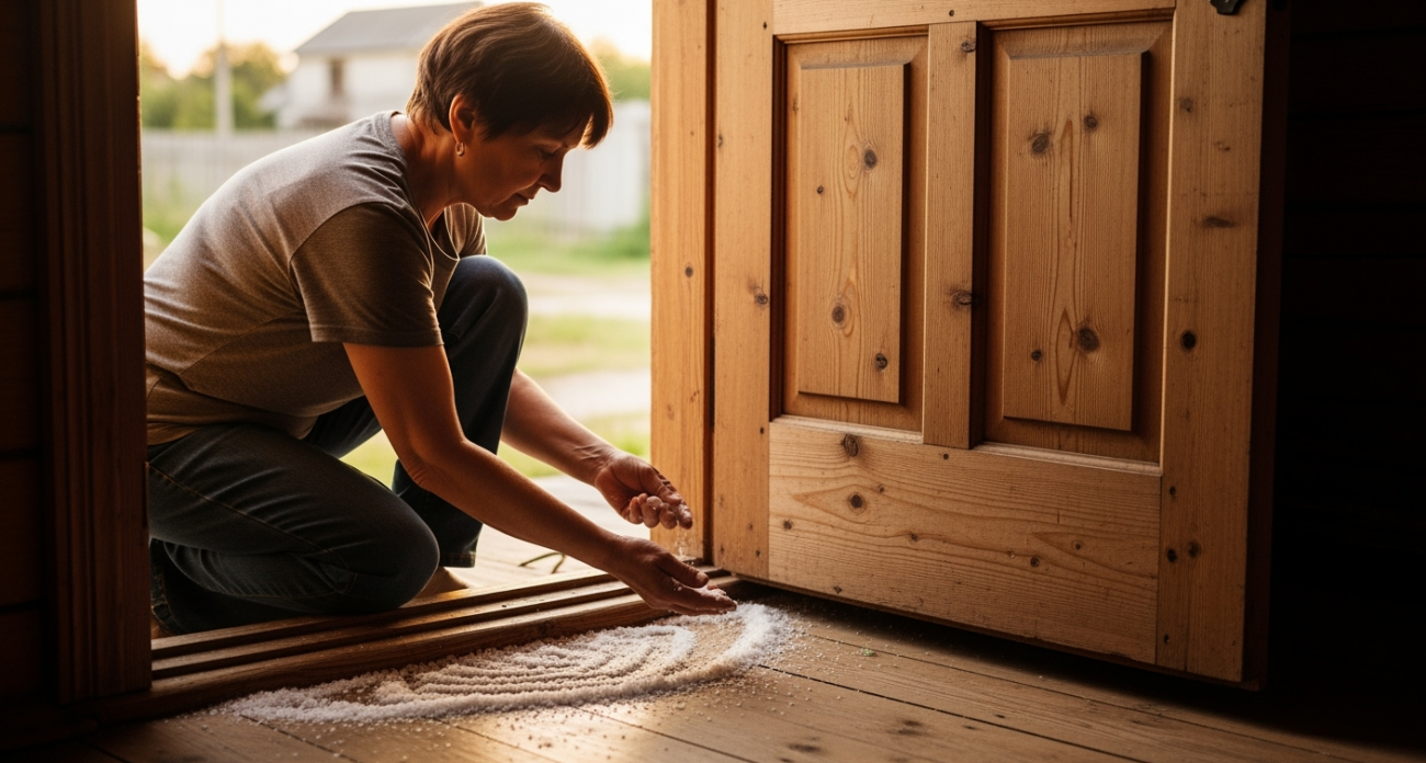 Посыпьте соль у порога и спите спокойно: древняя хитрость работает до сих пор
