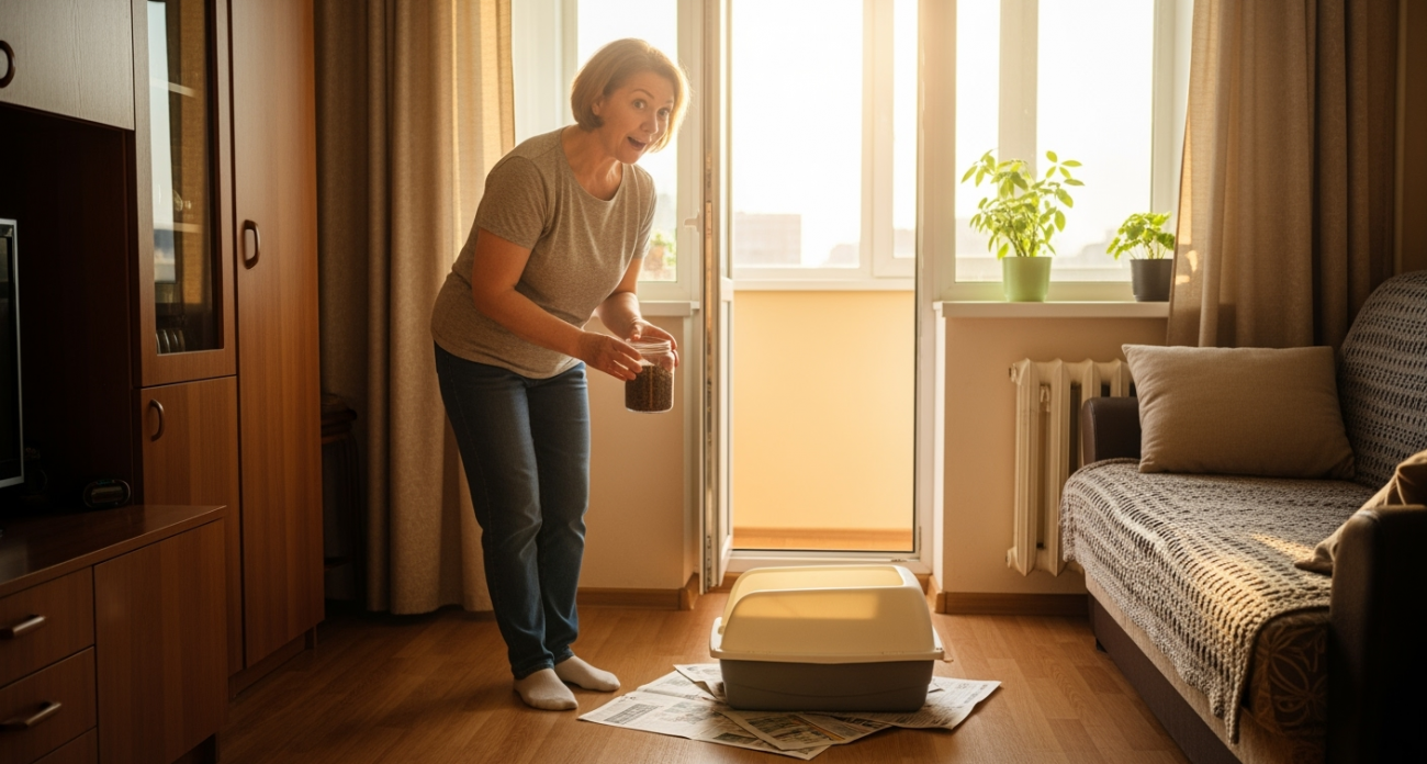 Подруга насыпала чай в кошачий лоток — простая хитрость навсегда избавит от вечной проблемы