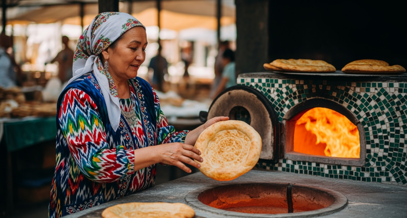 Узбекская продавщица лепёшек открыла мне секрет: как легко переносить сильную жару и работать на солнце