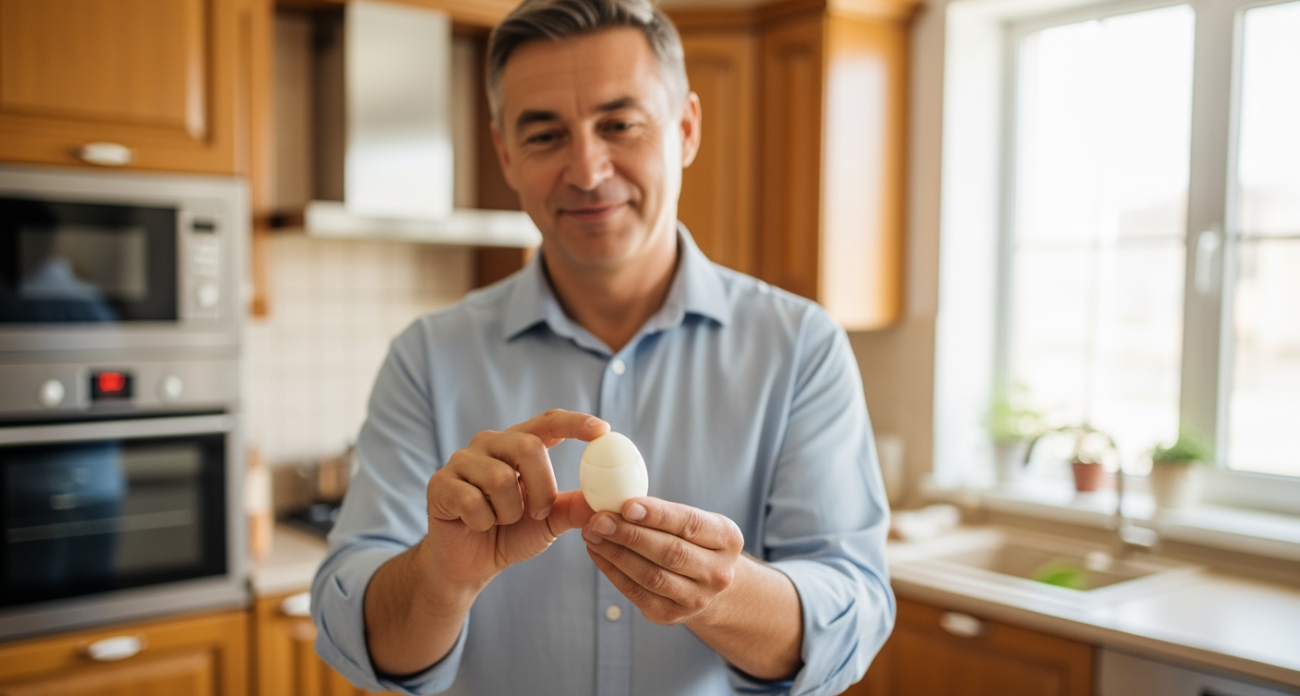 Секрет учителя физики: чищу яйцо за 2 секунды без пленок и мороки - запомните навсегда