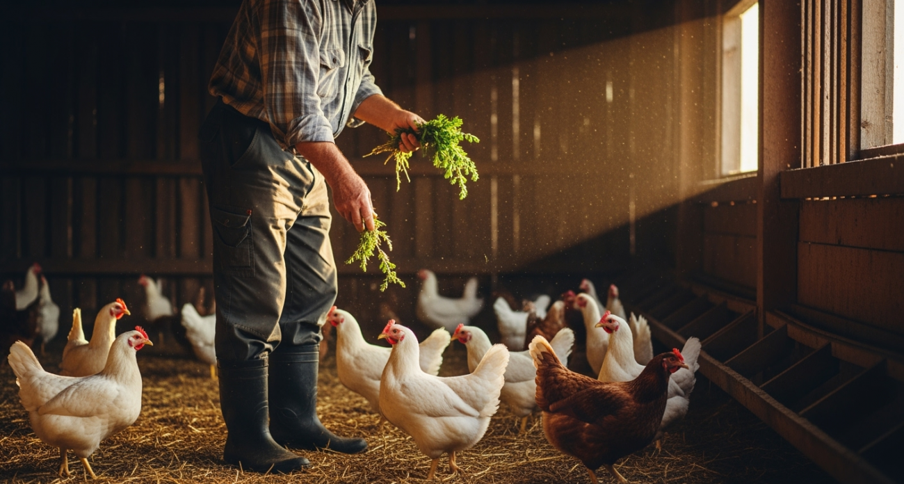 Вши с кур сбегут сверкая пятками: закиньте три веточки в курятник — облысение несушкам больше не грозит