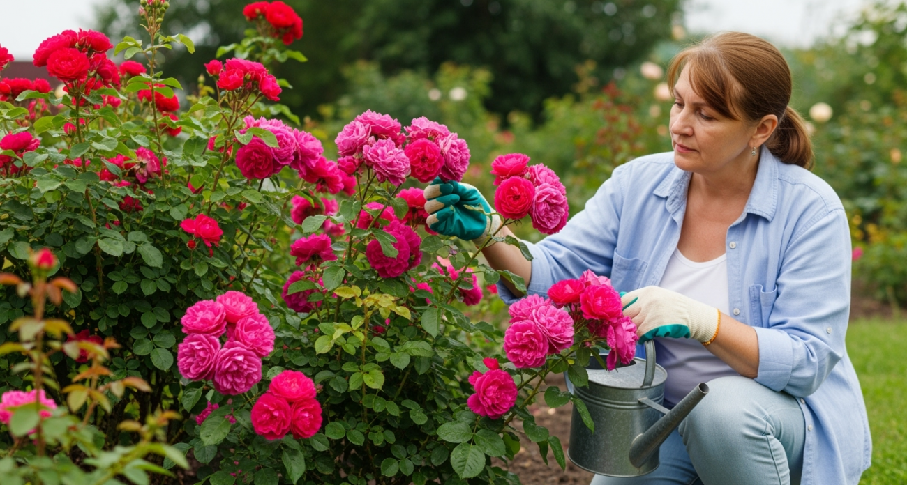 Розы будут цвести до октября: секретная подкормка с уксусом от опытных дачников сработает на 100%