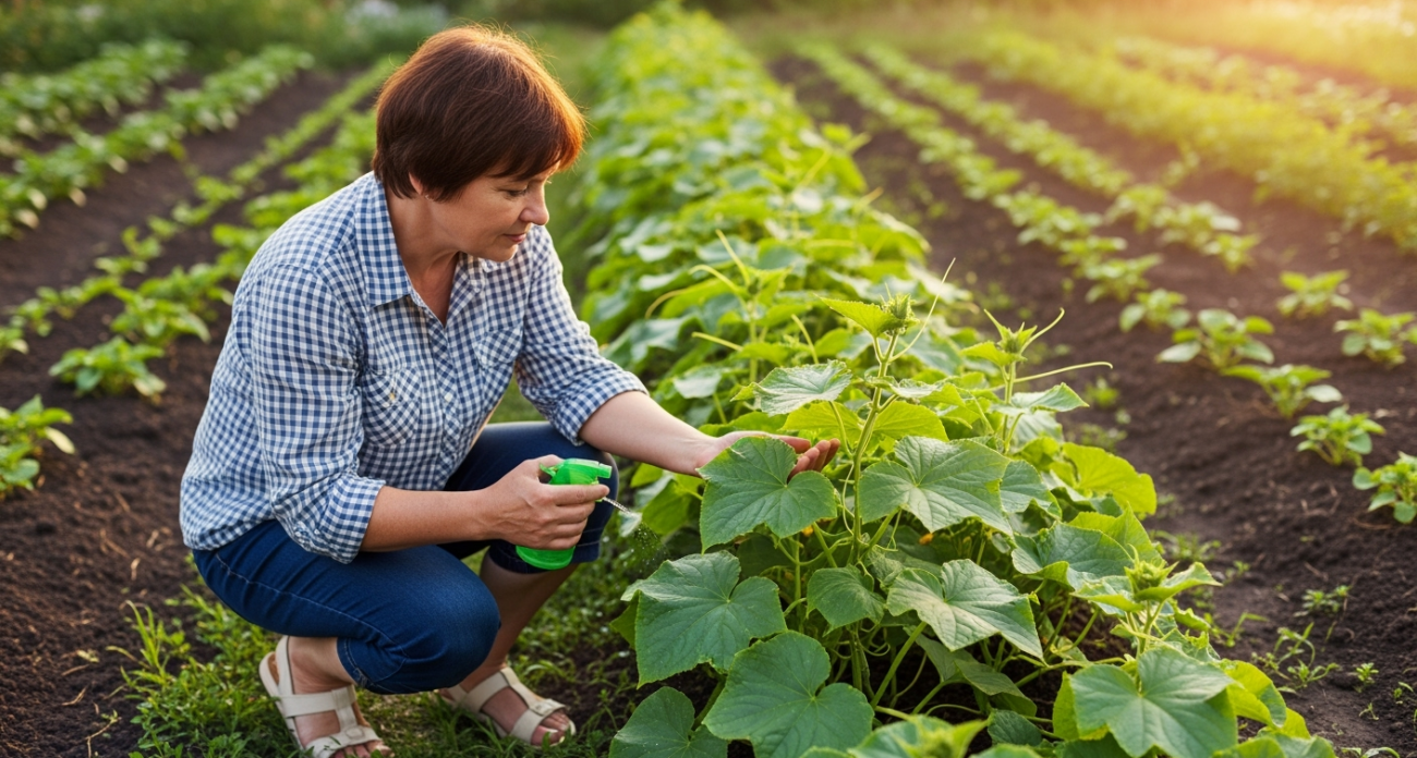 Листья огурцов пожелтели? Секретный раствор из 1 ингредиента за ночь делает плети зеленее изумруда