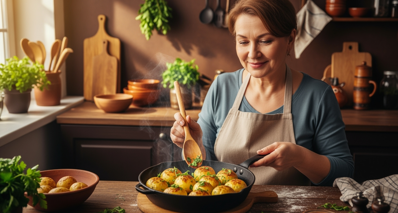 Секрет идеальной картошки: кремовая внутри и хрустящая снаружи — рецепт разлетелся среди подруг