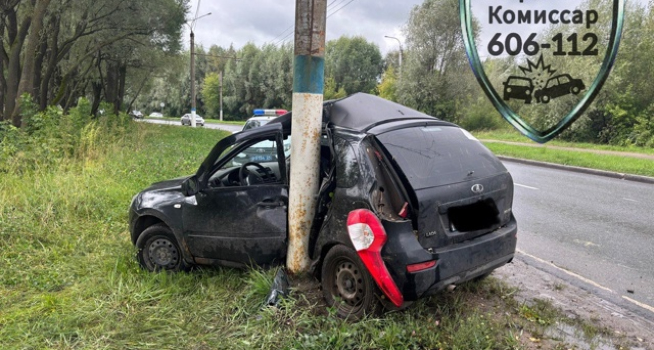 Водитель Калины пострадал в ДТП в Новочебоксарске