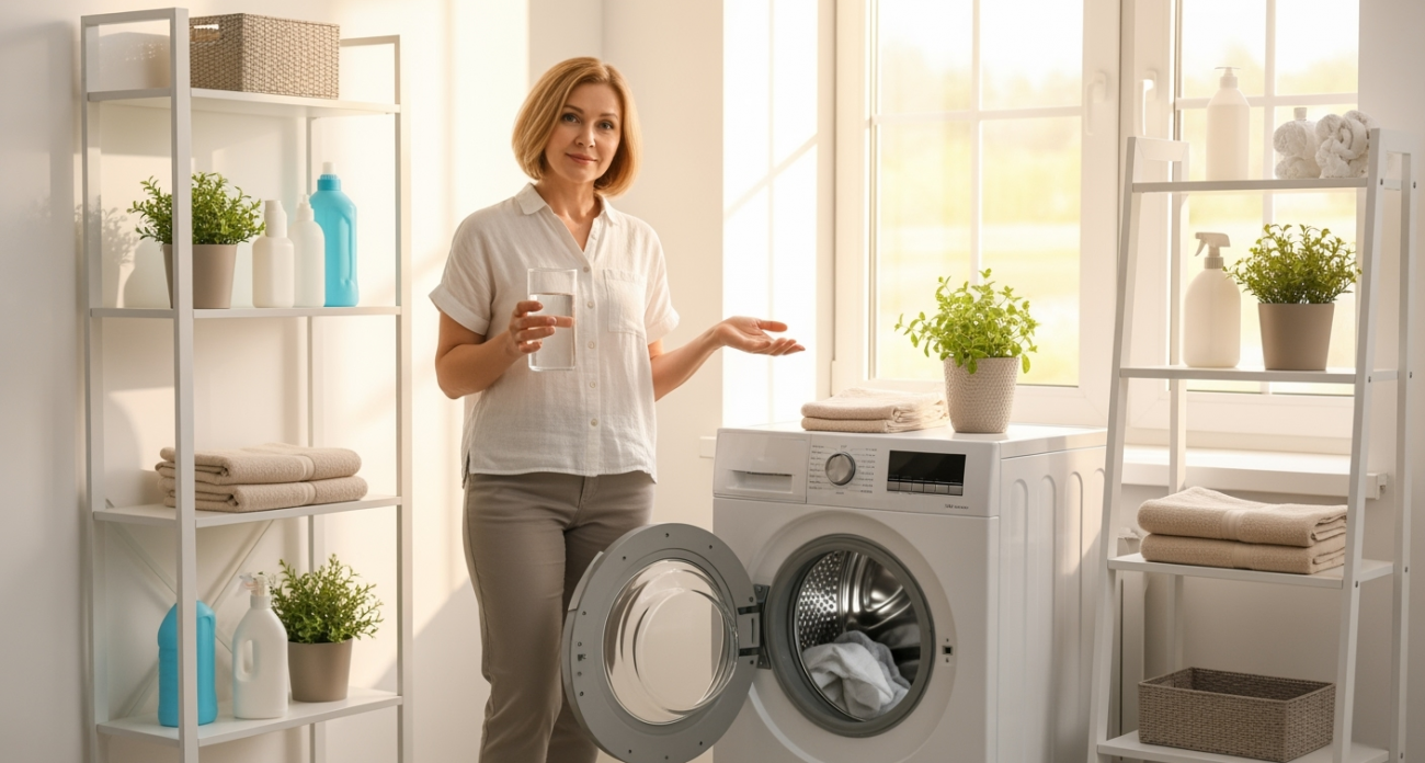 Налейте это в стиралку - навсегда забудете о вони и плесени: машина очистится сама