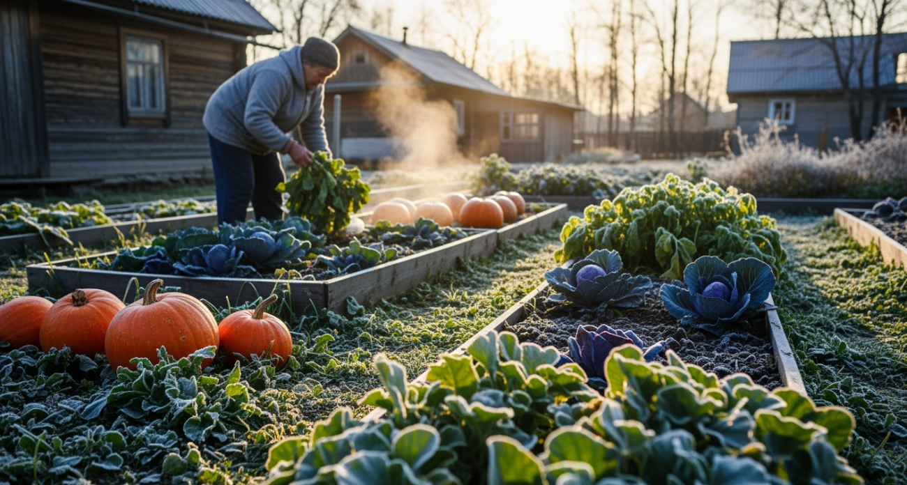 Первые заморозки идут в центральную Россию - срочно собирайте урожай, пока не поздно