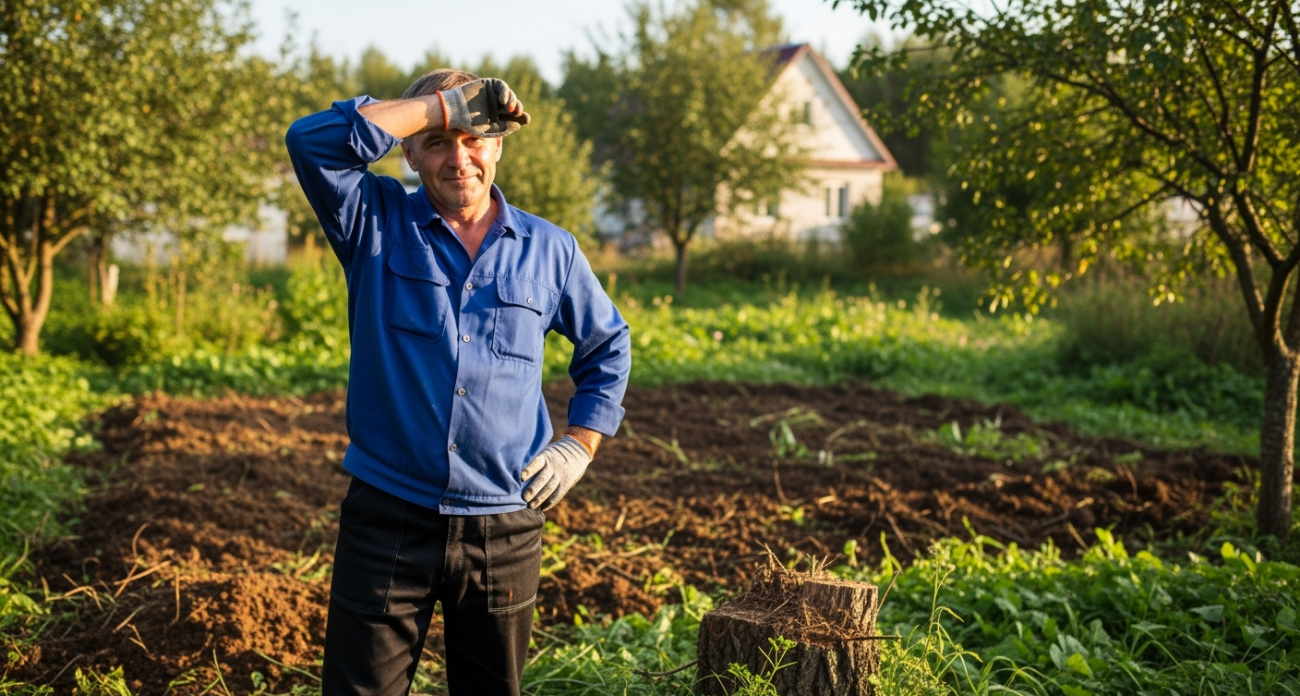 Как убрать пень за 5 минут по методу Циолковского - забудьте про селитру и ожидание целый год