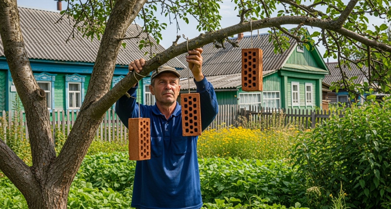 Хочешь огромный урожай — повесь кирпичи на дереве: проверенный опыт трех садоводов