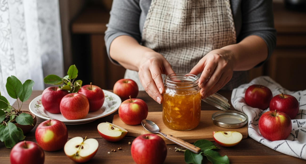 Секрет болгарского яблочного варенья-желе: готовьте как мед и удивите всех ароматом