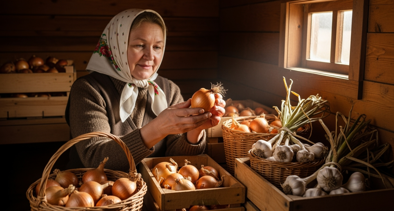 Ошибка 90% огородников: почему лук и чеснок гниют зимой - опытная дачница раскрывает секреты спасения